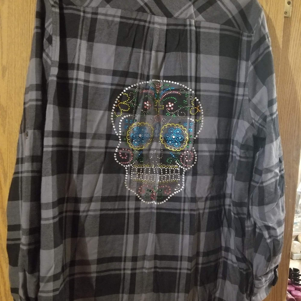 Day of the Dead flannel